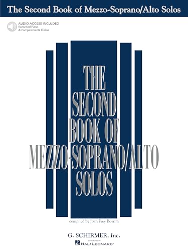 The Second Book of Mezzo-Soprano/Alto Solos (Book/CD): Book/CD package (2 CDs) (Second Book of Solos) Cover