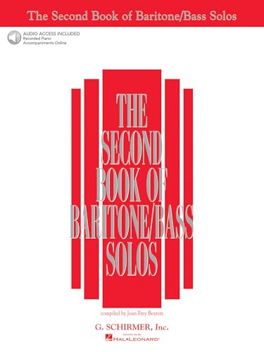 The Second Book of Baritone/Bass Solos (Book/CD): Book/CD package (2 CDs) (Second Book of Solos) Cover
