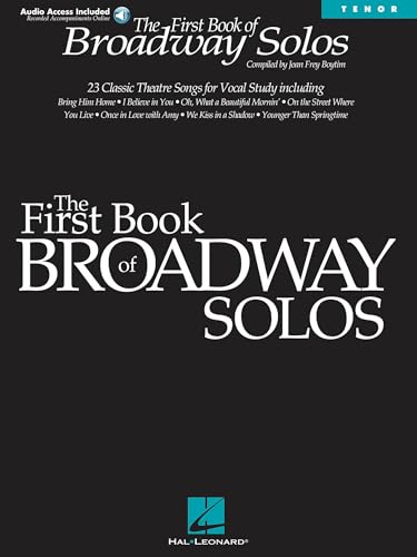 The First Book of Broadway Solos - Tenor Cover