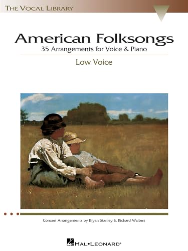 American Folksongs - Low Voice (The Vocal Library Series) Cover