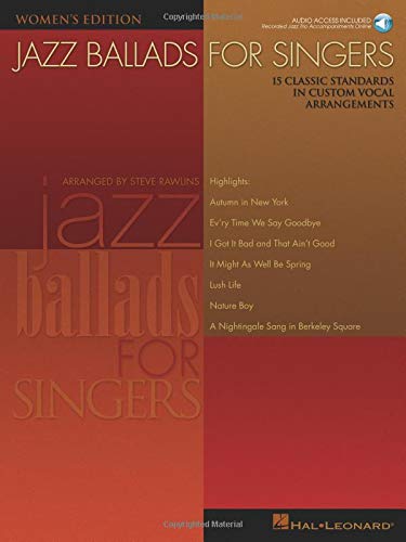 Jazz Ballads for Singers - Women's Edition Cover