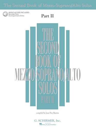 The Second Book of Mezzo-Soprano/Alto Solos Part II Cover