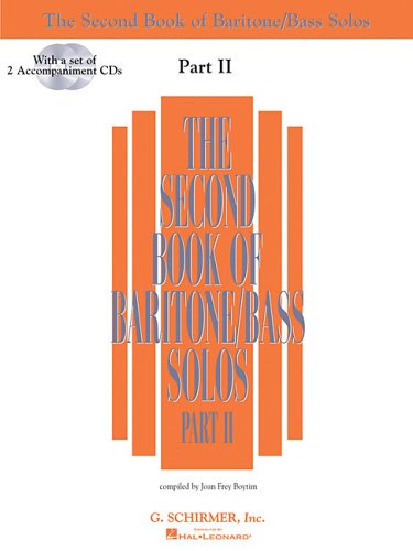 The Second Book of Baritone/Bass Solos - Part II Cover