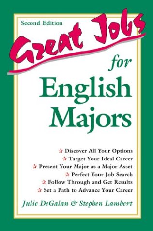 Great jobs for English majors Cover