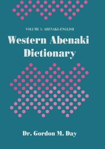 Western Abenaki dictionary Cover