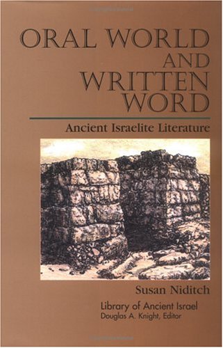 Oral world and written word Cover