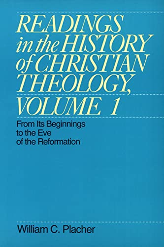 Readings in the history of Christian theology Cover