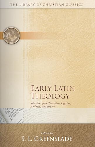 Early Latin Theology Cover