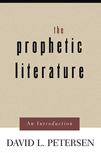 The prophetic literature Cover