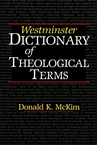 Westminster dictionary of theological terms Cover