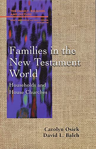 Families in the New Testament world Cover