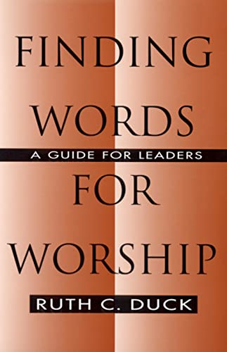 Finding words for worship Cover