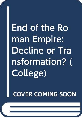 The end of the Roman Empire Cover