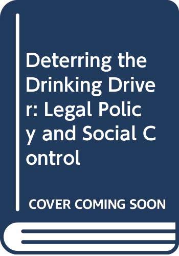 Deterring the drinking driver Cover
