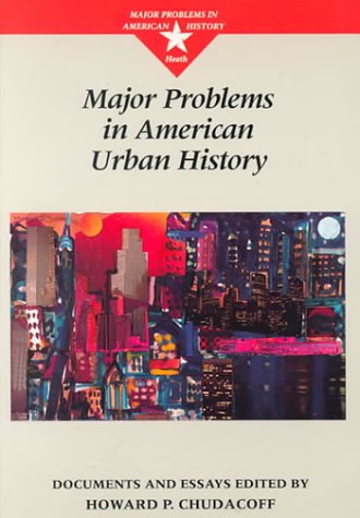 Major problems in American urban history Cover