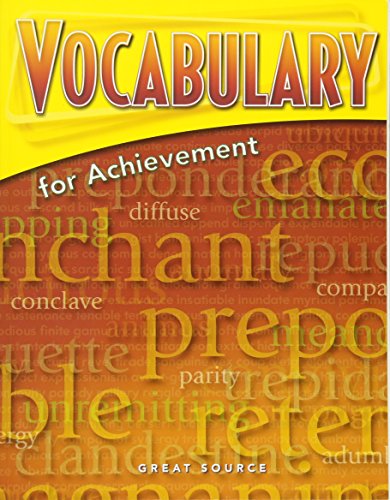 Vocabulary for Achievement Cover