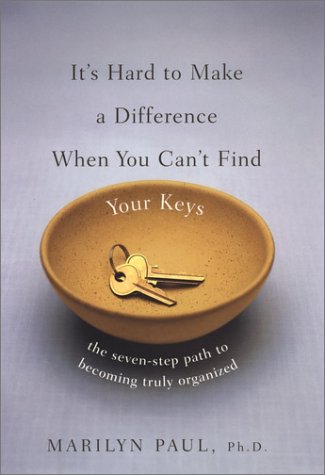 It's hard to make a difference when you can't find your keys Cover