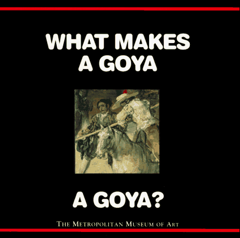 What makes a Goya a Goya? Cover
