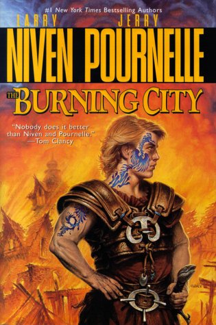 The burning city Cover
