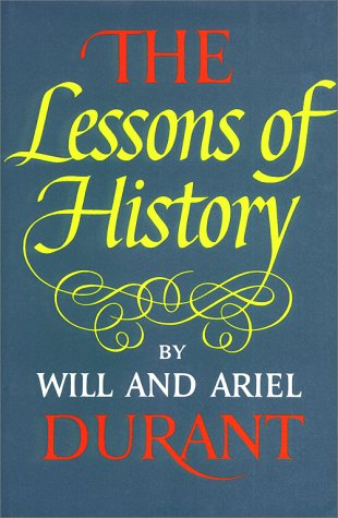 The Lessons of History Cover