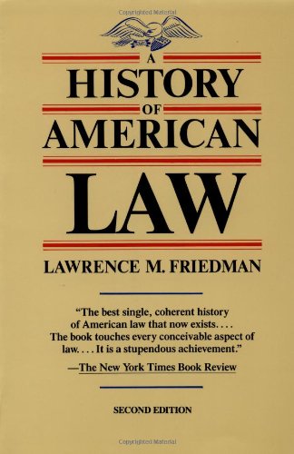 A history of American law Cover