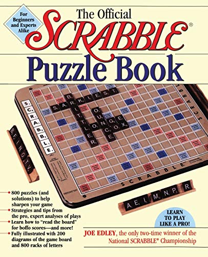 The official Scrabble puzzle book Cover