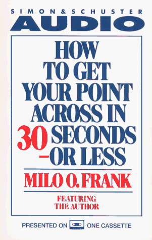 How To Get Your Point Across In 30 Seconds Or Less Cassette Cover