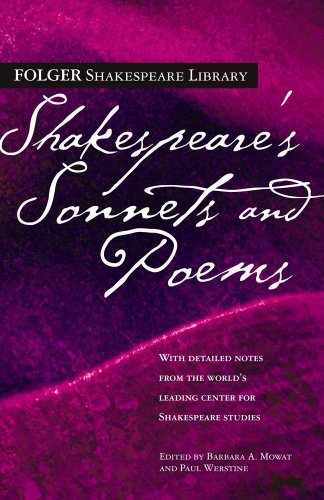 Shakespeare's Sonnets and Poems (Folger Shakespeare Library) Cover