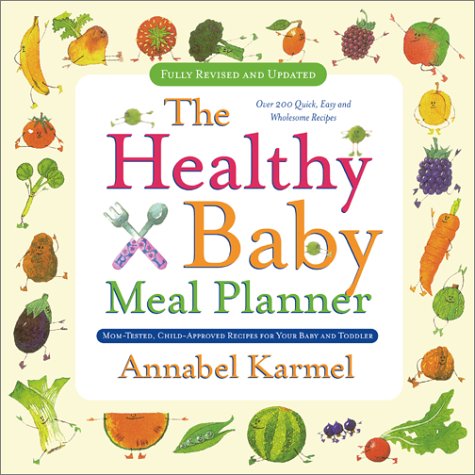 The healthy baby meal planner Cover