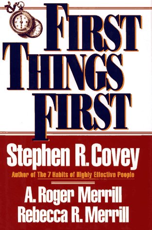 First things first Cover