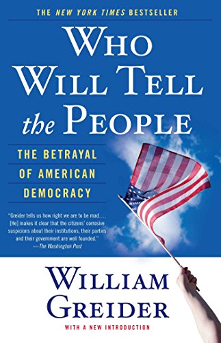 Who Will Tell The People?  Cover