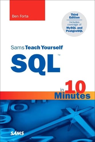 Sams Teach Yourself SQL in 10 Minutes, Third Edition Cover