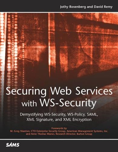 Securing Web Services with WS-Security Cover