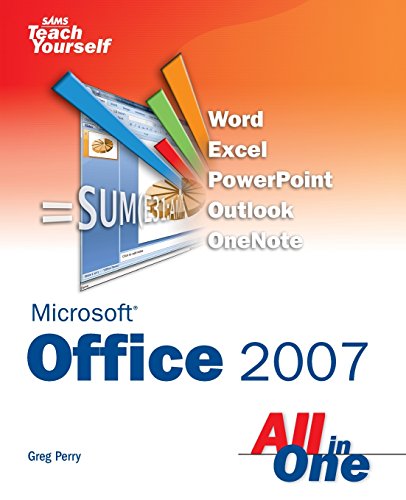 Sams teach yourself Microsoft Office 2007 all in one Cover