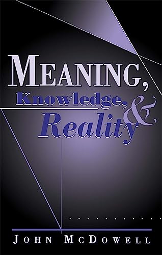 Meaning, Knowledge, and Reality Cover