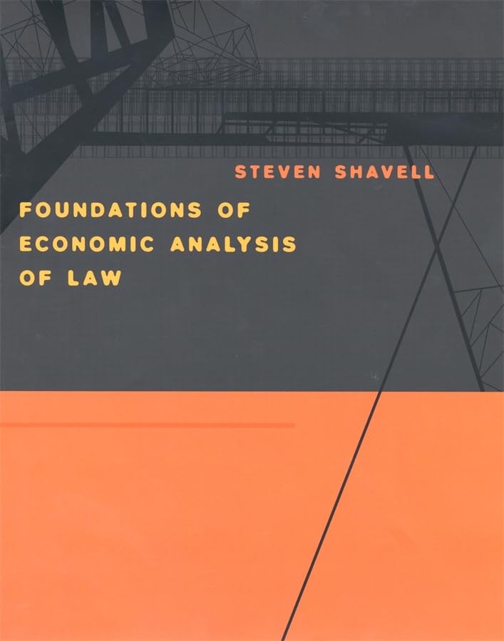 Foundations of Economic Analysis of Law Cover