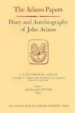 Diary and Autobiography of John Adams Cover