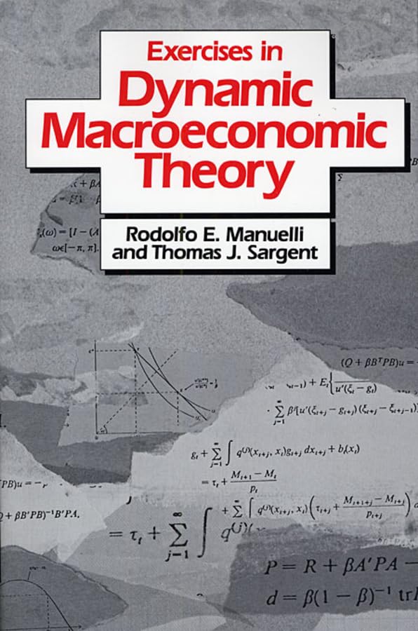 Exercisesin dynamic macroeconomic theory Cover