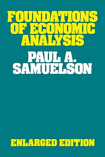 Foundations of economic analysis Cover