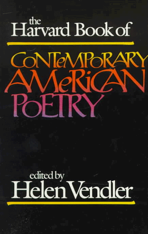 The Harvard book of contemporary American poetry Cover