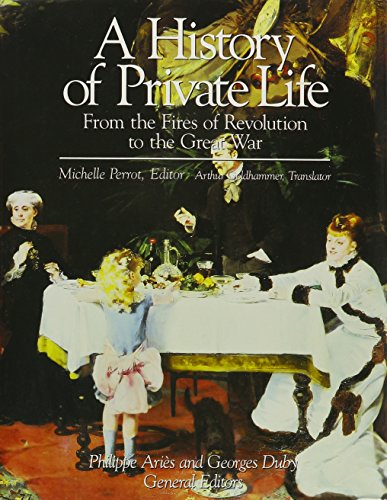 A history of private life Cover