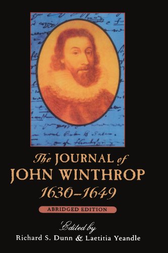 The Journal of John Winthrop, 1630-1649, Abridged Edition (The John Harvard Library) Cover