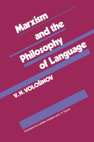 Marxism and the philosophy of language Cover