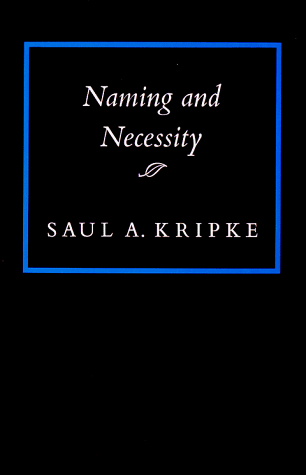 Naming and necessity Cover