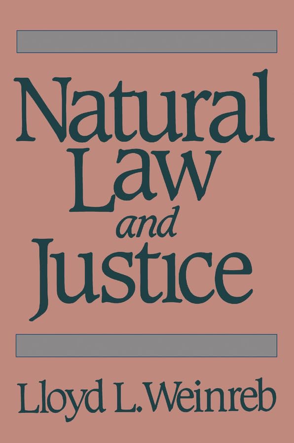 Natural Law and Justice Cover