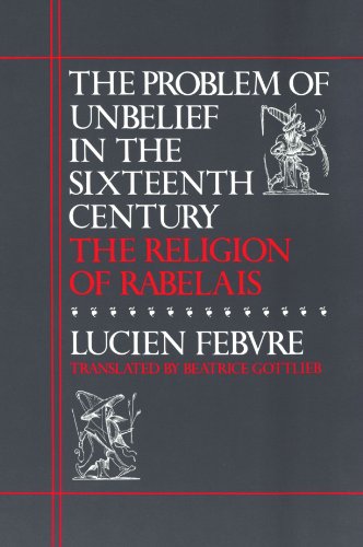 The Problem of Unbelief in the 16th Century Cover