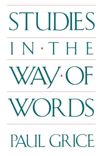 Studies in the way of words Cover