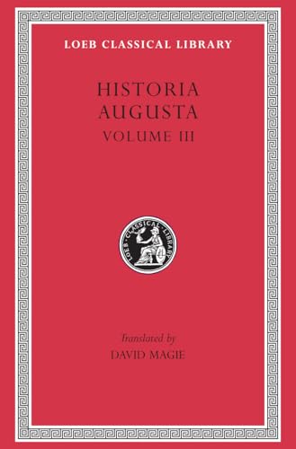 The Scriptores historiae augustae with an English translation Cover
