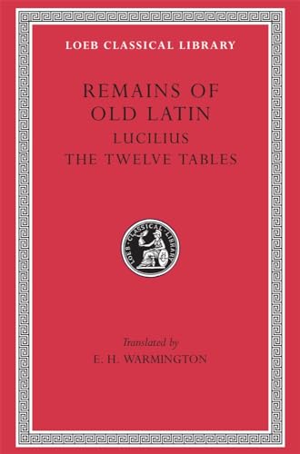 Remains of Old Latin, Volume III, The Law of the Twelve Tables Cover