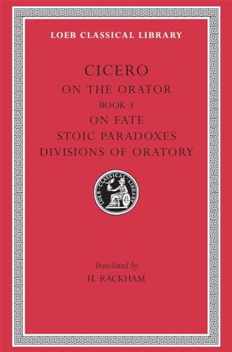 De oratore in two volumes Cover